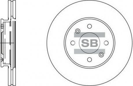 Диск тормозной Hi-Q (SANGSIN) SD2039 (фото 1)