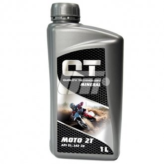 Моторна олива Mineral 2T TC, 1л QT-OIL QT1520001 (фото 1)