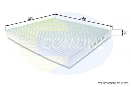 Фильтр салона [ ] Comline EKF187 (фото 1)