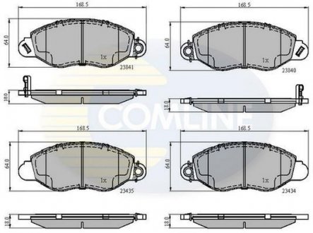 Колодки тормозные дисковые [ ] Comline CBP31107 (фото 1)