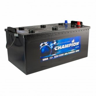 Black 220 Ah/12V (3) CHAMPION CHB220-3 (фото 1)