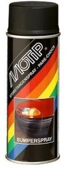 Эмаль аэрозольная для бампера автомобиля черная 400мл MOTIP 04073 (фото 1)