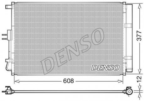 Радиатор кондиціонера DENSO DCN43003 (фото 1)