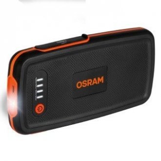 Компактное и мощное литиевое пуско-зарядное устройсвто с функцией power bank 6000mAh OSRAM OBSL200 (фото 1)