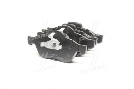 Колодка торм. диск. RENAULT MEGANE 02-09, передн. RIDER RD.3323.DB1687 (фото 1)