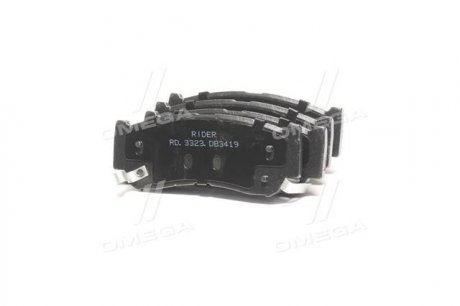 Колодка торм. диск. HYUNDAI SANTA FE 06- задн. RIDER RD.3323.DB3419 (фото 1)