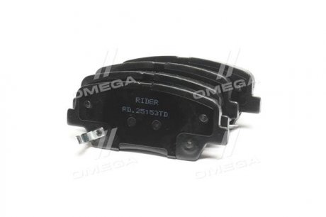 Колодка гальм. диск. STANDARD HYUNDAI SANTA FE 09- задн. RIDER RD.25153STD (фото 1)