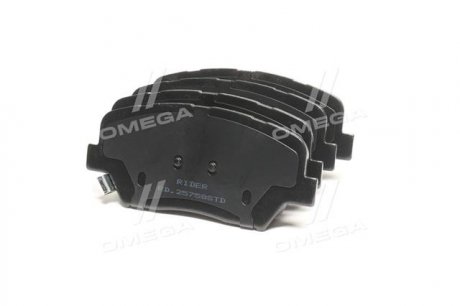 Колодка торм. диск. STANDARD HYUNDAI ELANTRA 11- передн. RIDER RD.25758STD (фото 1)