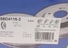 Диск тормозной ICER 78BD4116-2 (фото 5)