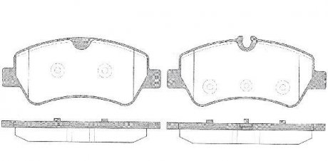 Колодки тормозные дисковые, задні, 2.2TDCi, FORD Custom 12- (тип Bosch) WOKING P14213.00 (фото 1)
