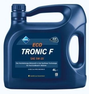 Олива 5W-20 Eco Tronic F (Ford) 4л ARAL 15570E (фото 1)