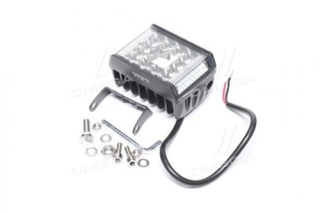 Фара LED прямоугольная 12W, 12+30 ламп, 66,5*99мм, комб. луч 12/24V 6000K, 1710Lm (LITLEDA,) JUBANA 453701082 (фото 1)