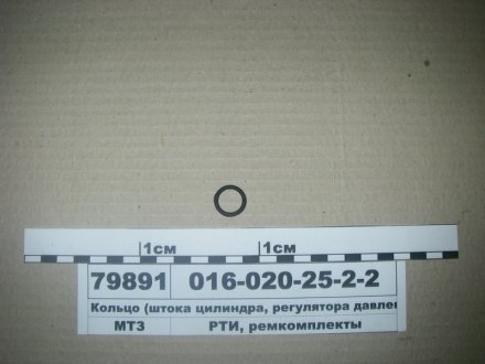Кольцо ГОСТ 18829-73 (ГОСТ 9833-73) (Рось-резина) Рось Гума 016-020-25-2-2 (фото 1)