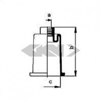 Пыльник рулевого механизма GKN SPIDAN 83968 (фото 1)