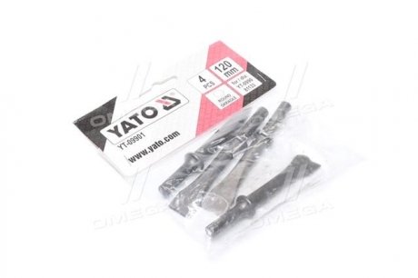 Набір із 4 зубил для пневмомолотка YATO YT-09901 (фото 1)