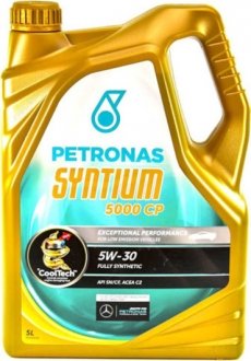 Масло моторное Syntium 5000 CP 5W-30 (5 л) Petronas 18315019 (фото 1)