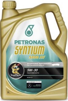 Масло моторное Syntium 5000 AV 5W-30 (5 л) Petronas 18135019 (фото 1)