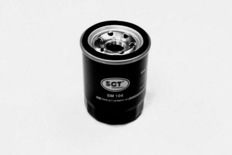 Фильтр масляный CITROEN C-Crosser 2.4 16V (08-) SCT GERMANY SM 104 (фото 1)