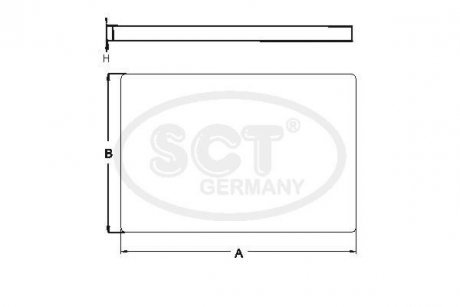 Фильтр салона VW Polo V (6R) 1.4 16V (09-) SCT GERMANY SA 1291 (фото 1)