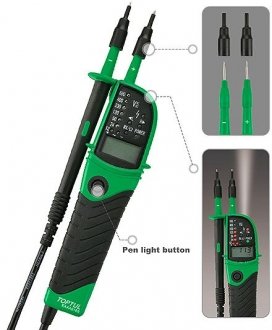 Тестер напруги мультифункціональний із цифровим дисплеєм 12~690V AC/DC Toptul EAAA0169 (фото 1)