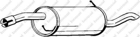 Глушник вихлопних газів (кінцевий) BOSAL 154-201 (фото 1)
