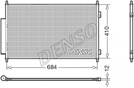 Радиатор кондиціонера DENSO DCN40027 (фото 1)