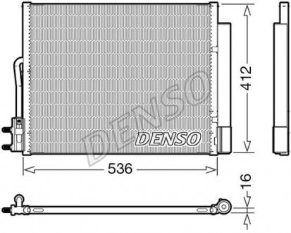 Радиатор кондиціонера DENSO DCN20043 (фото 1)