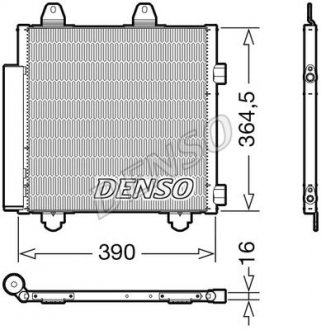 Радиатор кондиціонера DENSO DCN21033 (фото 1)