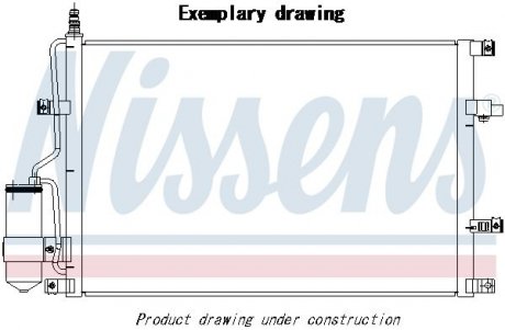 Радиатор кондиціонера NISSENS 941164 (фото 1)