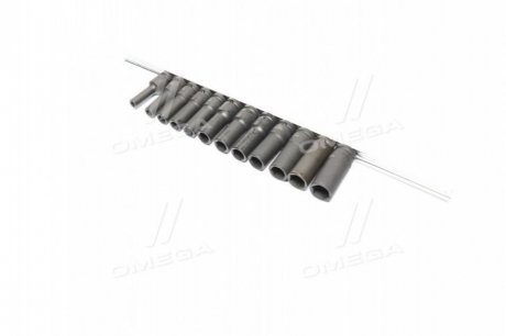 Набор ударных длинных головок 1/2" 12 ед. 8,10,1219,21,22мм (на планке) (про-во) Toptul GAAQ1614D (фото 1)