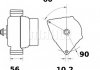 Генератор Original MAHLE MG 142 (фото 1)