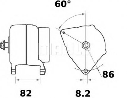 Генератор Original MAHLE MG 562 (фото 1)