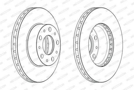 Диск гальмівний FERODO DDF2659 (фото 1)