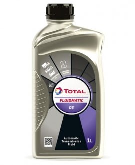 Трансмісійна олива ATF FLUIDMATIC D3 1L TOTAL 213757 (фото 1)