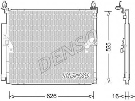 Радиатор кондиціонера DENSO DCN50034 (фото 1)