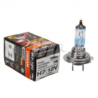 Автолампа Night Breaker 200 (H7 12V 55W) OSRAM 64210NB200   (фото 1)