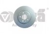 Диск гальмівний передній (кратно 2) Geomet 314*25MM Audi A4 (08-16) (66151729201) VIKA
