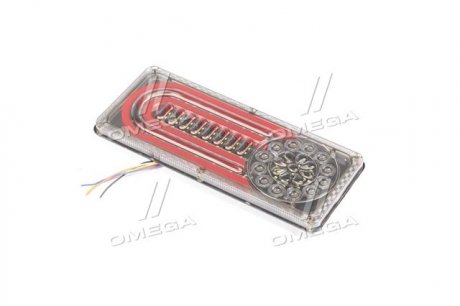 Ліхтар LED задн. вантажівок 24V (Поворотник, що біжить) (упаковані L+R, ціна за шт) TEMPEST TP 57.21.42 (фото 1)