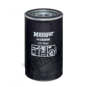 Фільтр масляний Case, Hitachi, JCB, Komatsu HENGST FILTER H368W (фото 1)