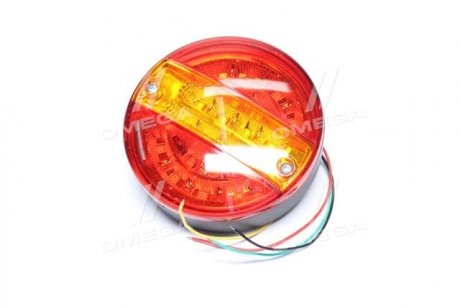 Ліхтар задній круглий LED жовтий без світла заднього ходу 24v TEMPEST TP 56-12-71 (фото 1)