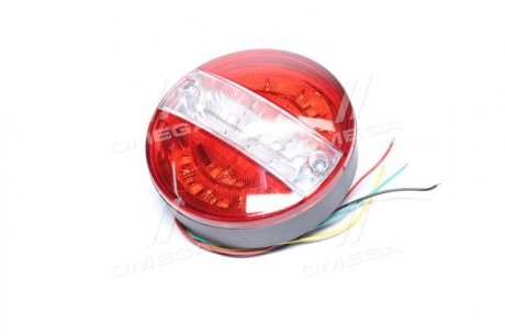 Ліхтар задній круглий LED білий без світла заднього ходу 24v TEMPEST TP 56-12-70 (фото 1)