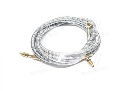Топливопровод низкого давления PTFE нержав. оплетка (L=3000 мм., 2 штуцера+ухо под болт М14) ПРЕМИУМ АВТО-СОЮЗ 88 70-1101345-Б1 (фото 1)