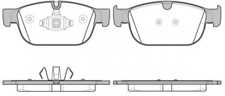 Колодки тормозные дисковые, к-кт.Volvo XC90/C90 16- ROADHOUSE 21696.00 (фото 1)