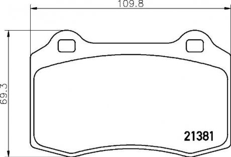 Гальмівні колодки дискові BREMBO P36 020X (фото 1)