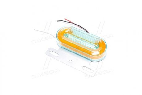 Ліхтар габаритний (жовтий) LED 24V (з поворотом, що біжить, підсвічуванням борту) TEMPEST TP 97-27-91 (фото 1)