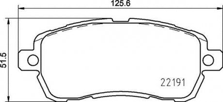 Гальмівні колодки дискові BREMBO P24 203 (фото 1)