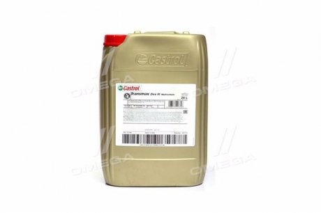 Масло трансмисс. Transmax Dex III Multivehicle ATF3 (Канистра 20л) CASTROL 15D66F (фото 1)