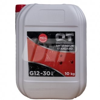 Антифриз QT MEG STANDARD -30 G12 RED 10кг QT-OIL QT5513010 (фото 1)