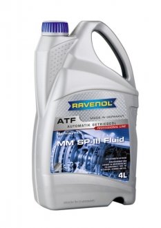 Трансмісійна олива ATF RAV ATF MM SP-IIIFLUID 4L RAVENOL 1212103-004 (фото 1)