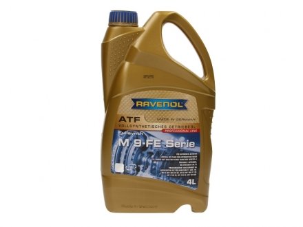 Трансмісійна олива ATF RAV ATF M-9FE-SERIE 4L RAVENOL 1211127-004 (фото 1)